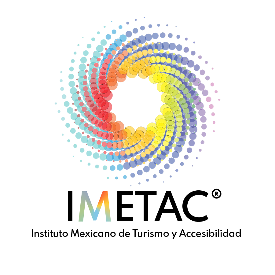 Logotipo Imetac. Es una espiral que representa la inclusión y diversidad mediante círculos de diferentes tamaños y colores.