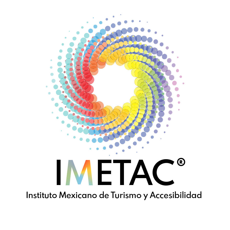 Logotipo Imetac. Es una espiral que representa la inclusión y diversidad mediante círculos de diferentes tamaños y colores.